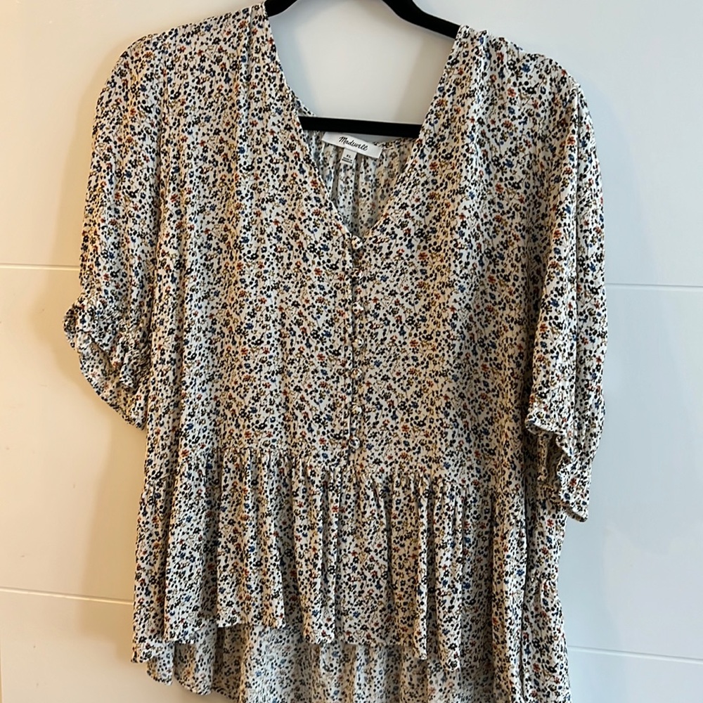 Madewell floral top
